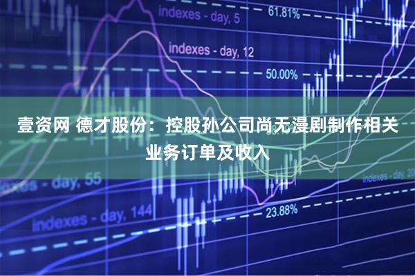 壹资网 德才股份：控股孙公司尚无漫剧制作相关业务订单及收入